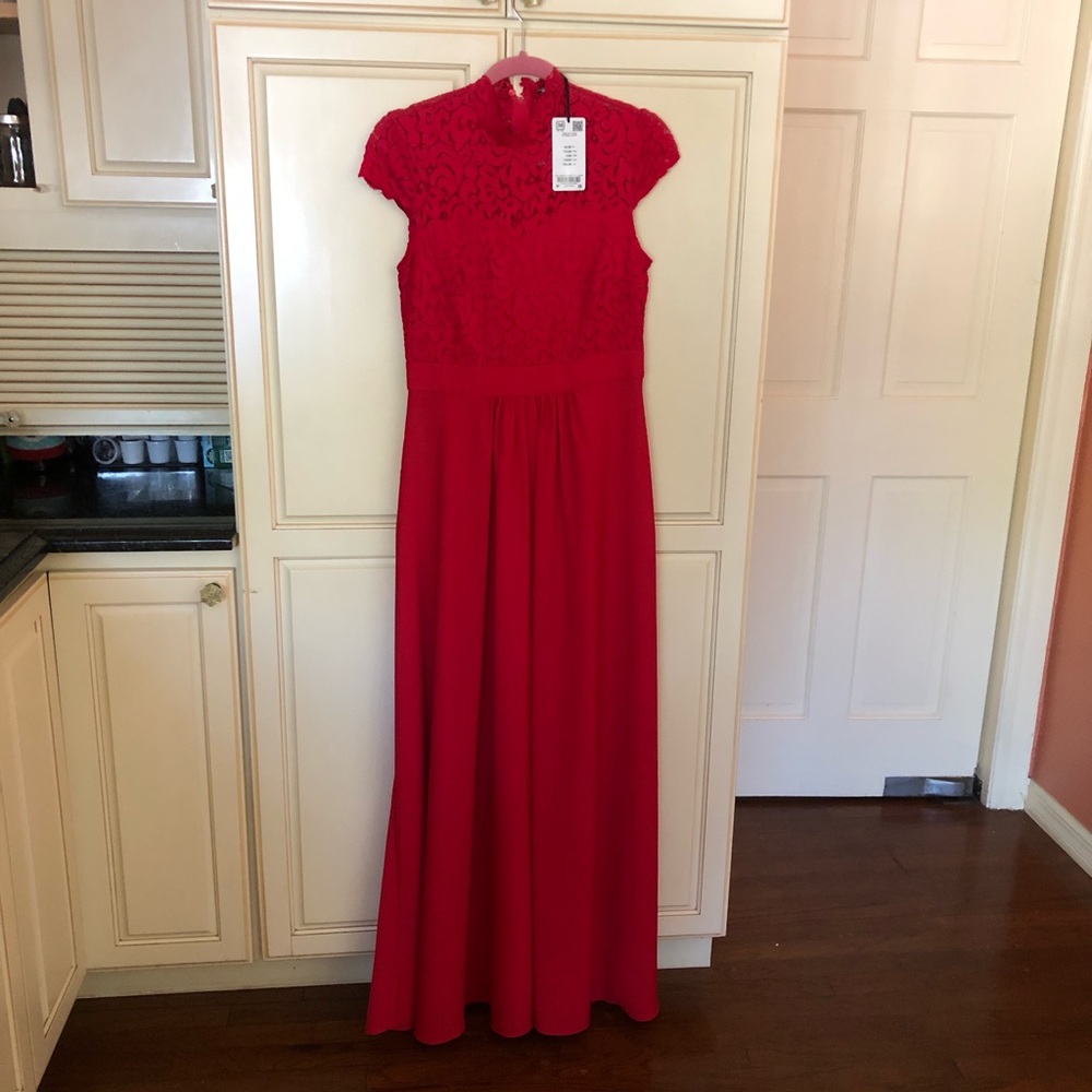 Orsay beautiful long red dress, size 4. (Size 38 Germany)